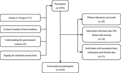 Dietary patterns and association with Iron deficiency among children and adolescents aged 9–17 years in rural Guangzhou, China: a cross-sectional study